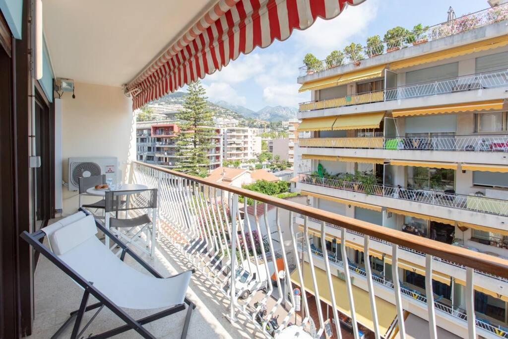 La Perle 2 P Terrasse Vue Mer 1Min Plage Clim Roquebrune-Cap-Martin Luaran gambar