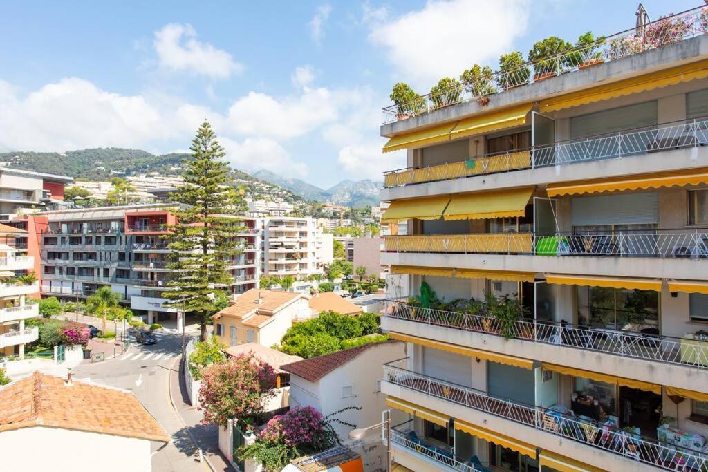 La Perle 2 P Terrasse Vue Mer 1Min Plage Clim Roquebrune-Cap-Martin Luaran gambar