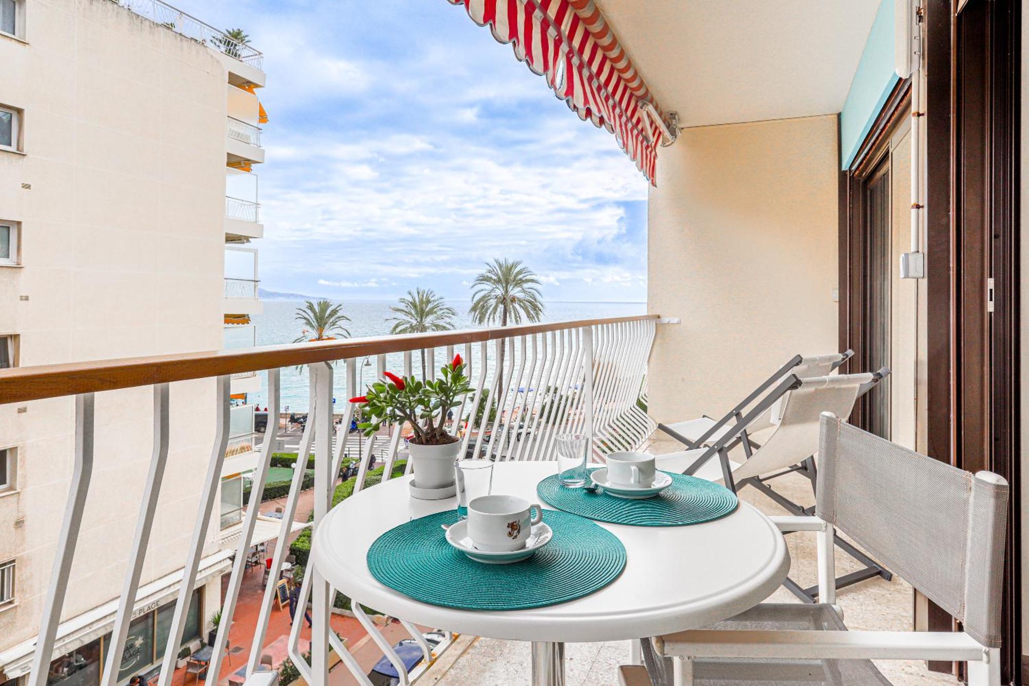 La Perle 2 P Terrasse Vue Mer 1Min Plage Clim Roquebrune-Cap-Martin Luaran gambar